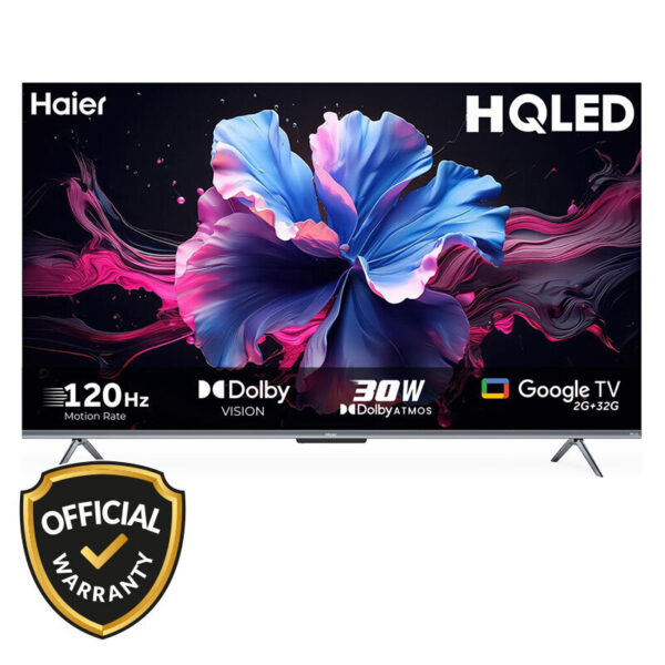 Haier 50 Inch Bezel-Less HQLED 4K UHD Google TV (H50P7UX)